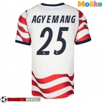 Moške Nogometnih dresov Združene države Patrick Agyemang #25 Domači SP 2026 Kratki rokavi